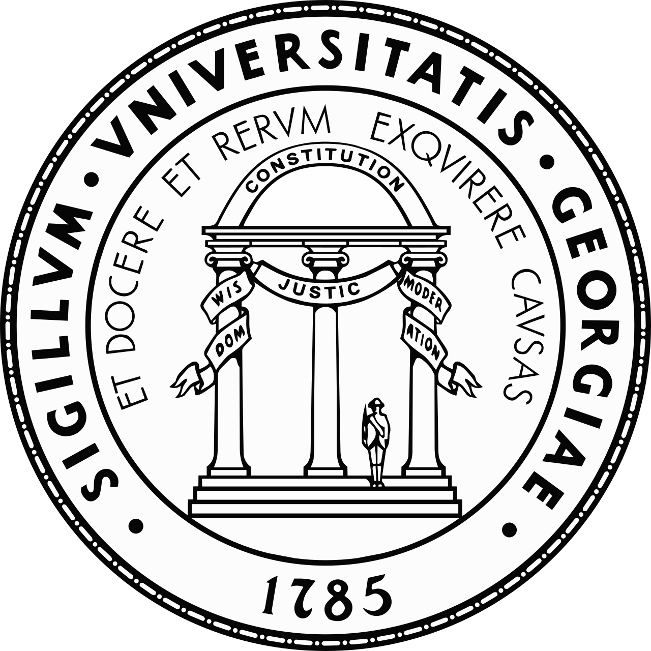 佐治亚大学 院校标识